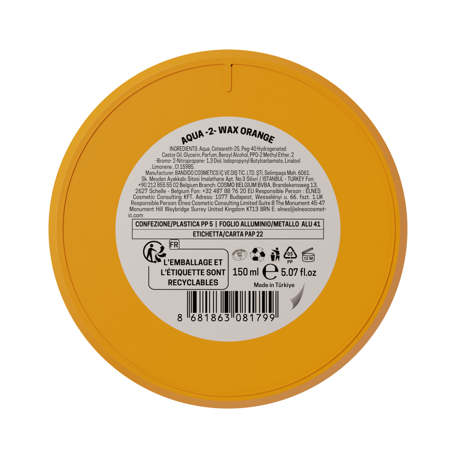 AQUA WAX 2 ORANGE 150ML