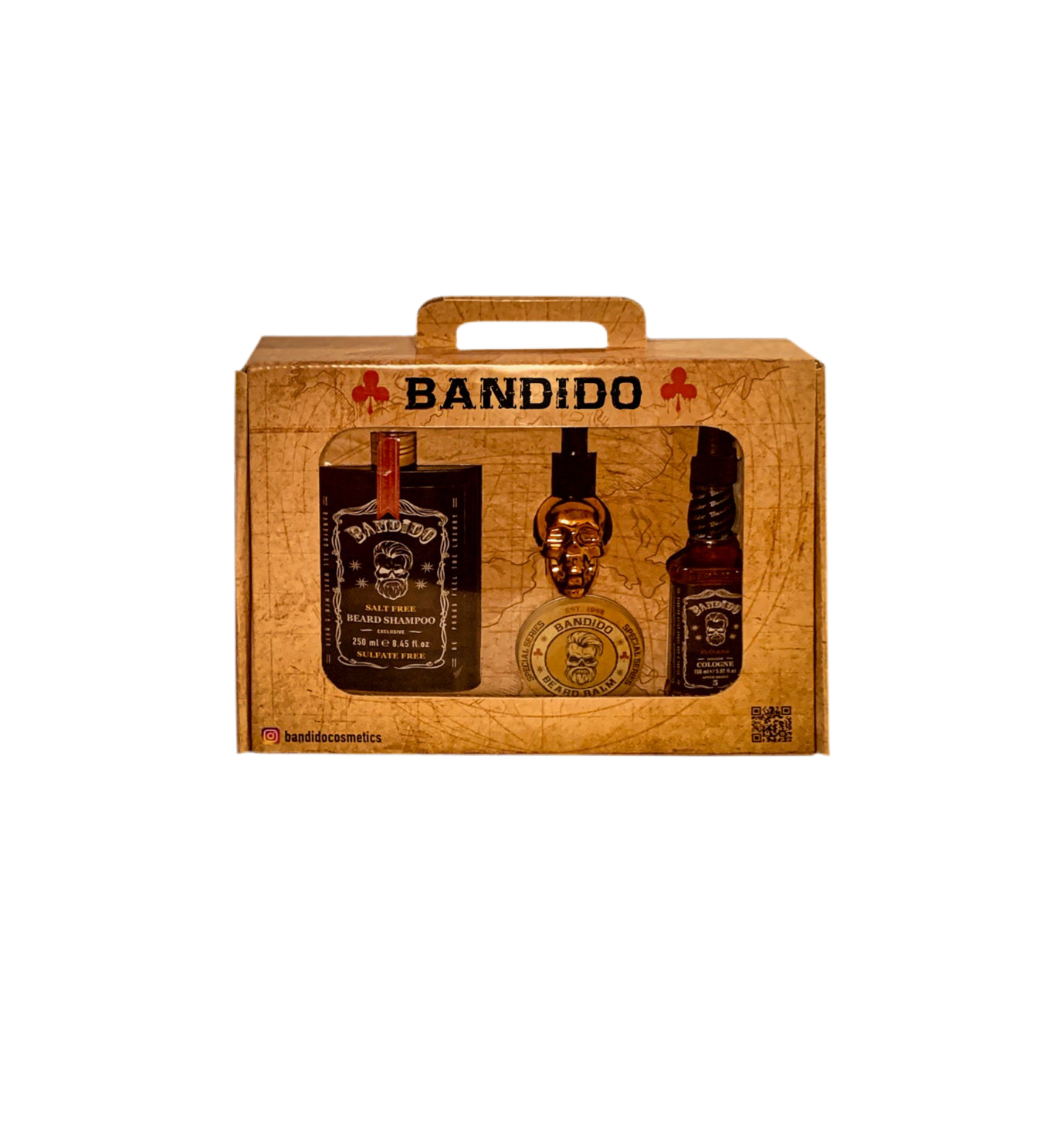 Bandido Baardverzorging set Baard Shampoo. Baard Oil. Baard Balsem. After shave colon