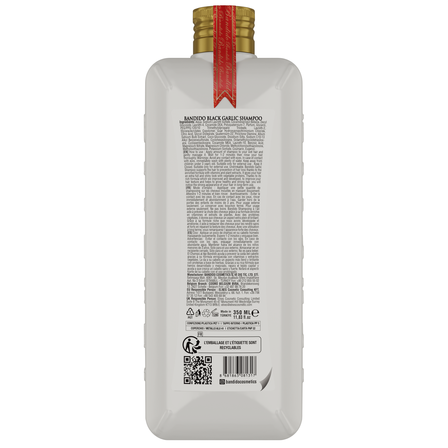 BLACK GARLIC SHAMPOO 350ML