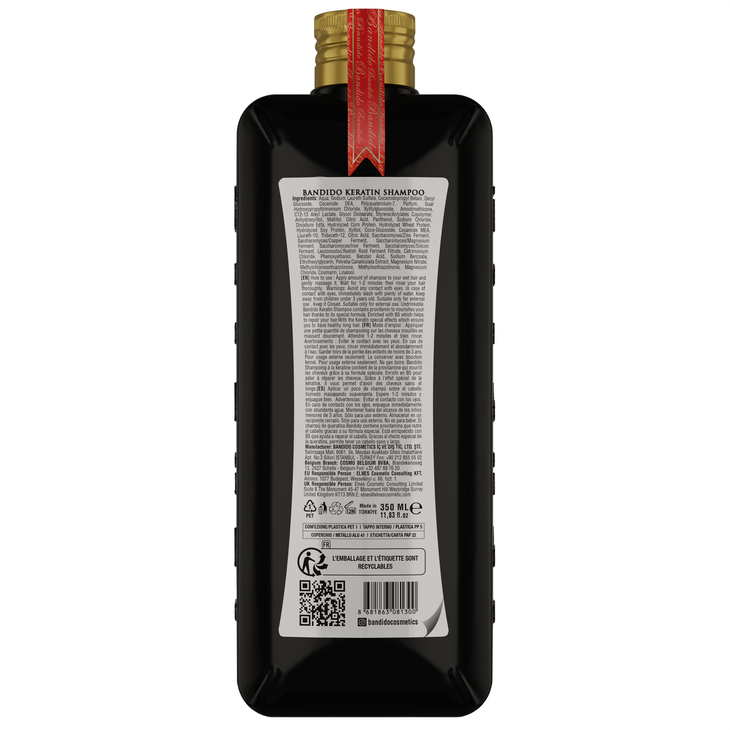 KERATIN SHAMPOO 350ML