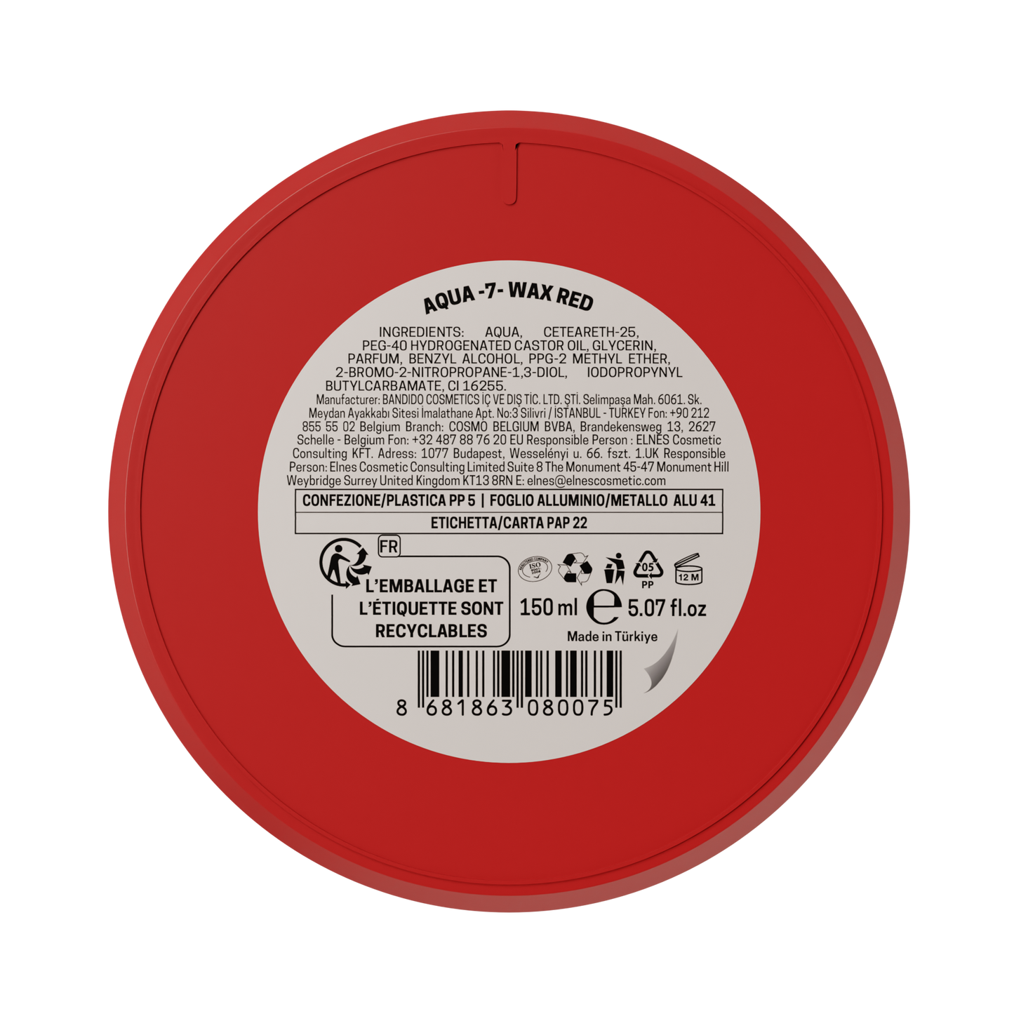 AQUA WAX 7 RED 150ML