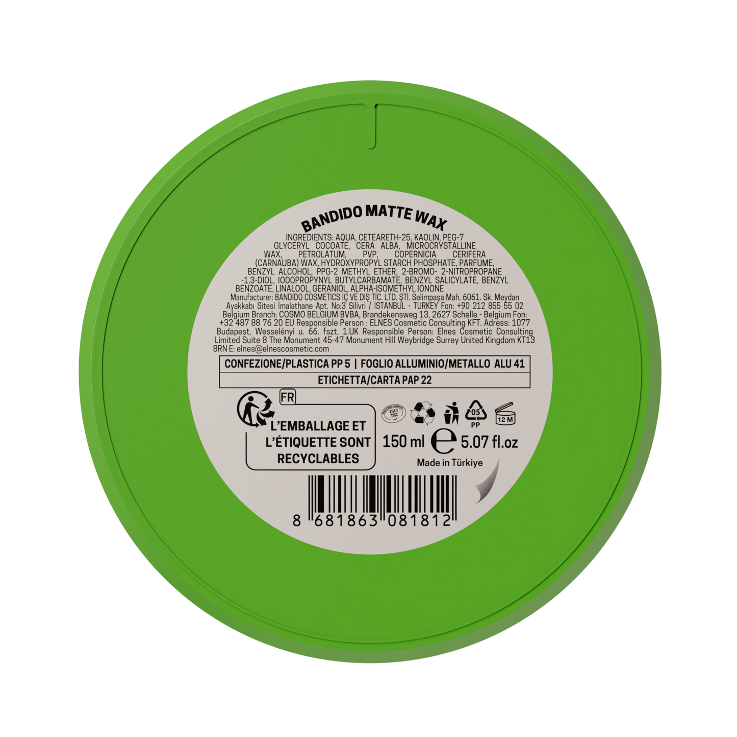 BANDIDO MATTE WAX 150ML