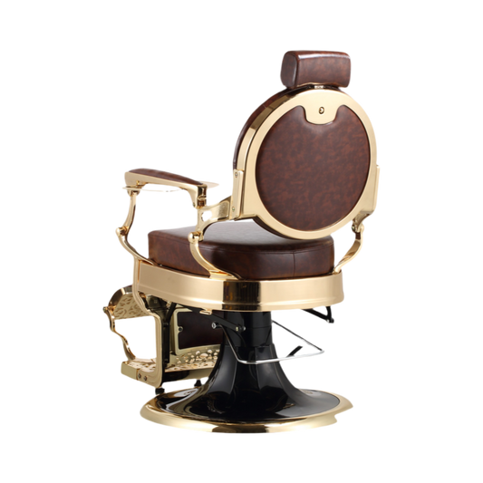 Bandido Barber Chair Brown Gold