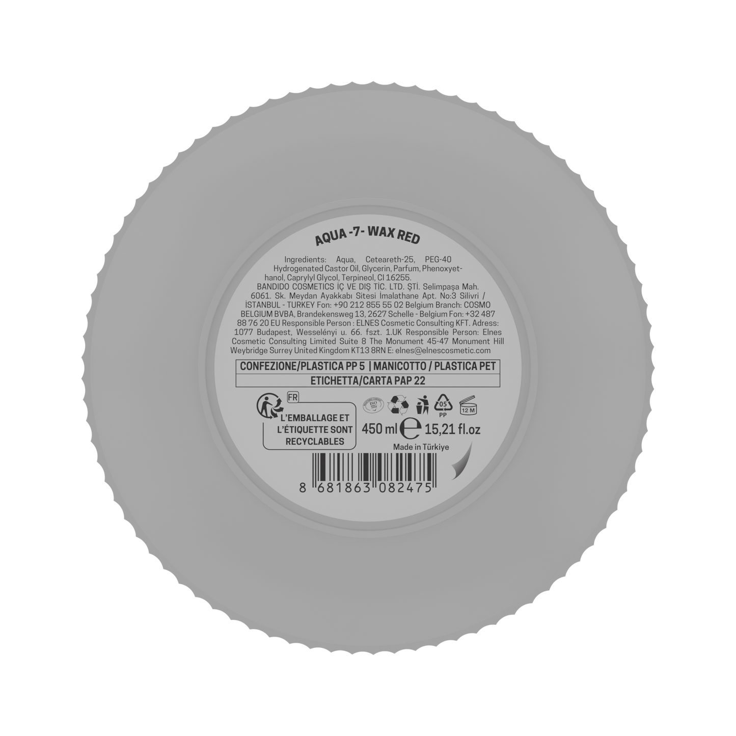 AQUA WAX 7 RED 450ML