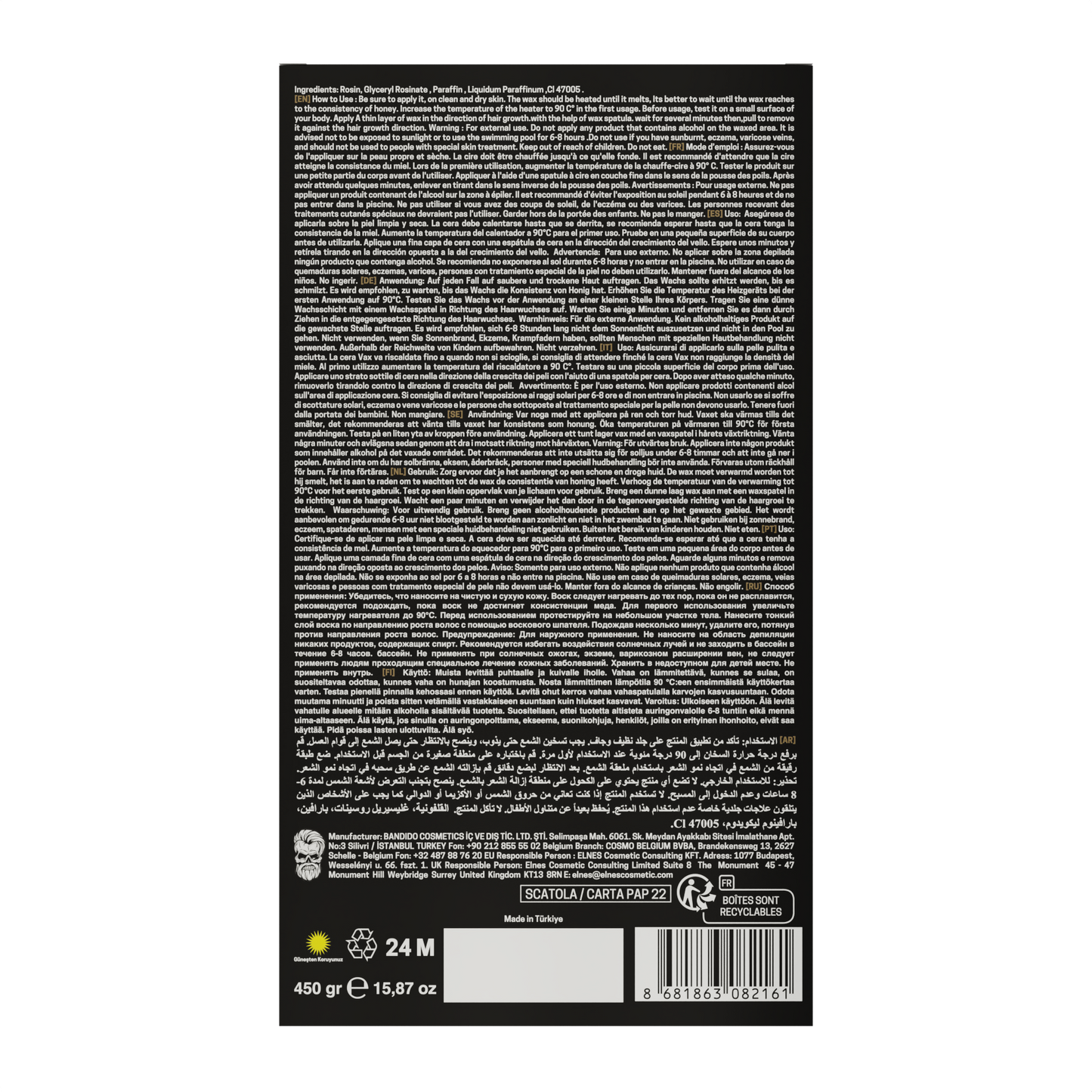 Natural Wax Removal 500ml